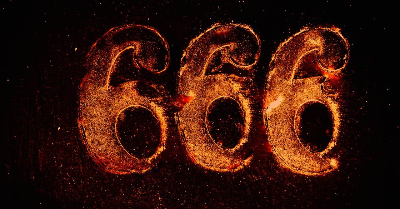 number 666 in flames, what the antichrist will look like