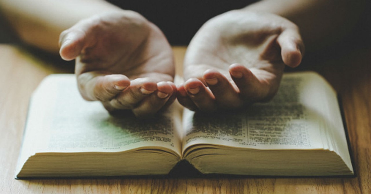 open hands on open bible