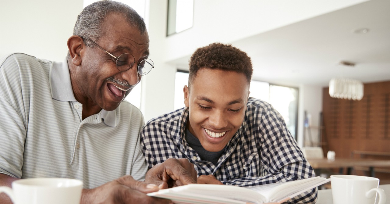 grandpa and teen